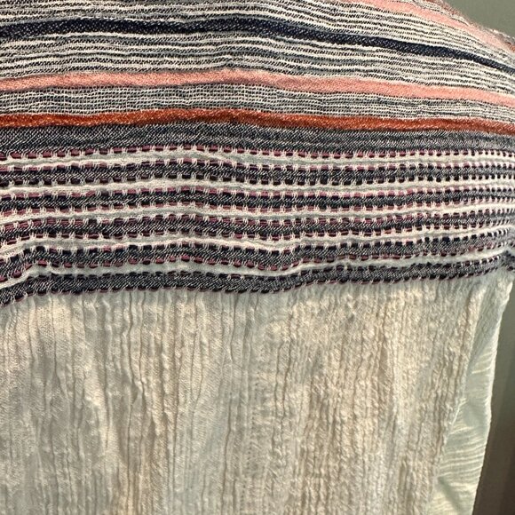 Button Down Shirred Blouse - Picture 12 of 14